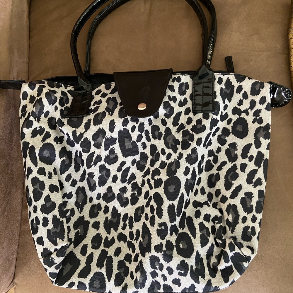 Animal print purse